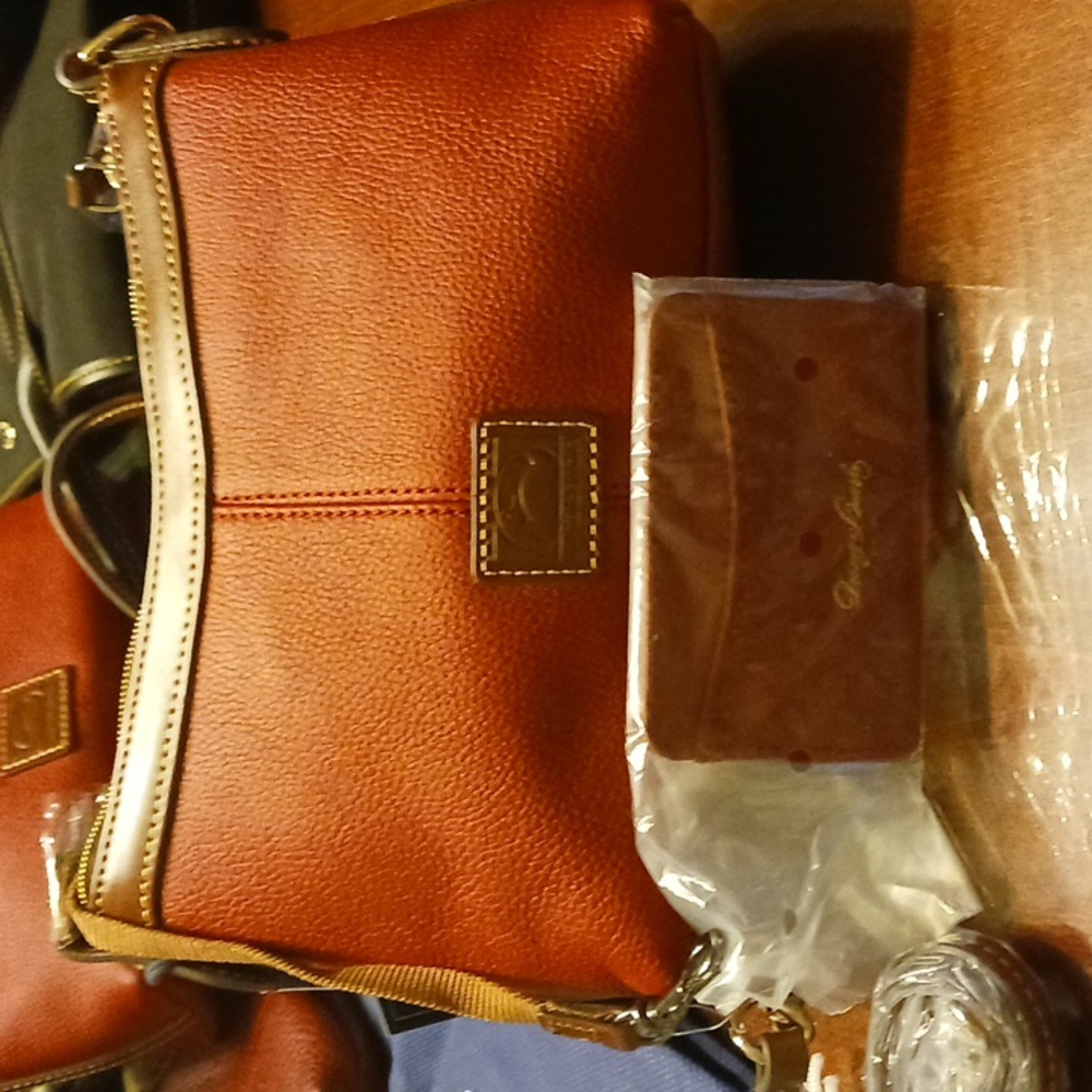 Dooney & Bourke Pebble Leather Crossbody Pouch